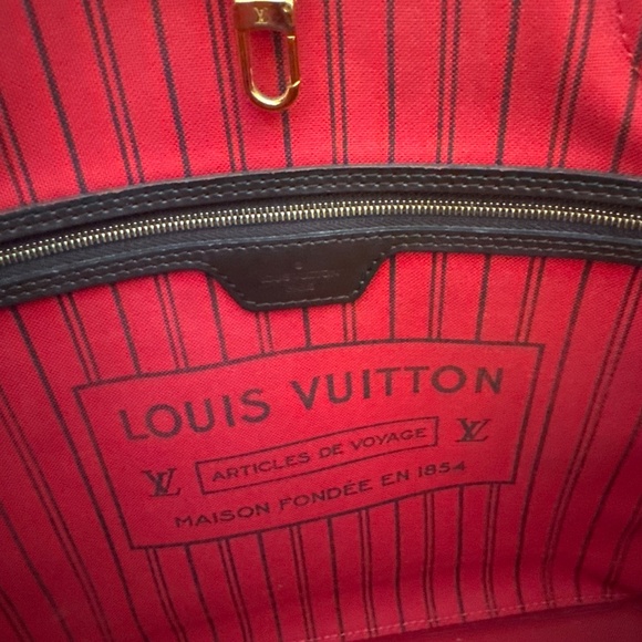 Louis Vuitton Neverfull NM MM Damier tote and wristlet - Picture 7 of 17